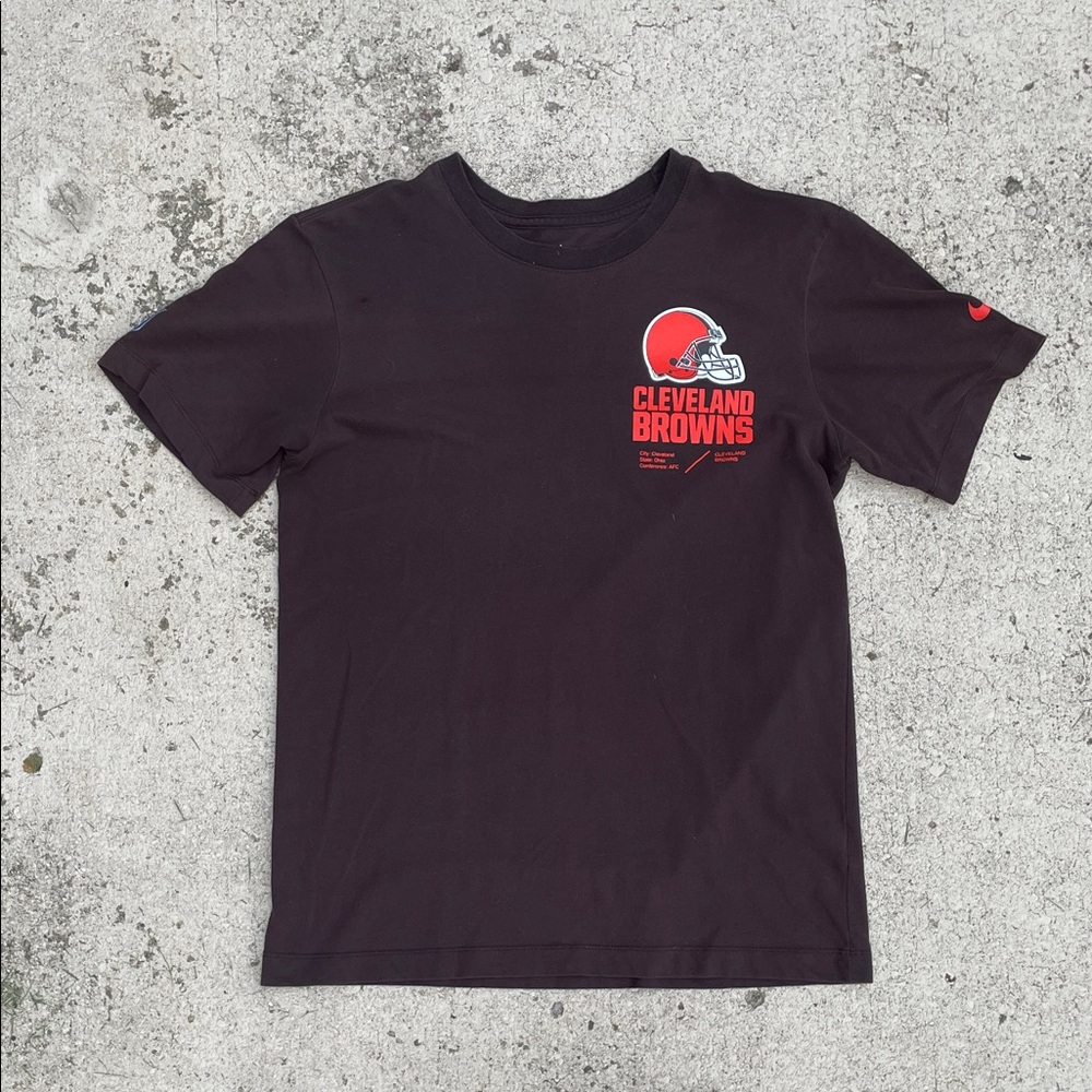 Cleveland Browns Men's Short Sleeve Brown Tee
